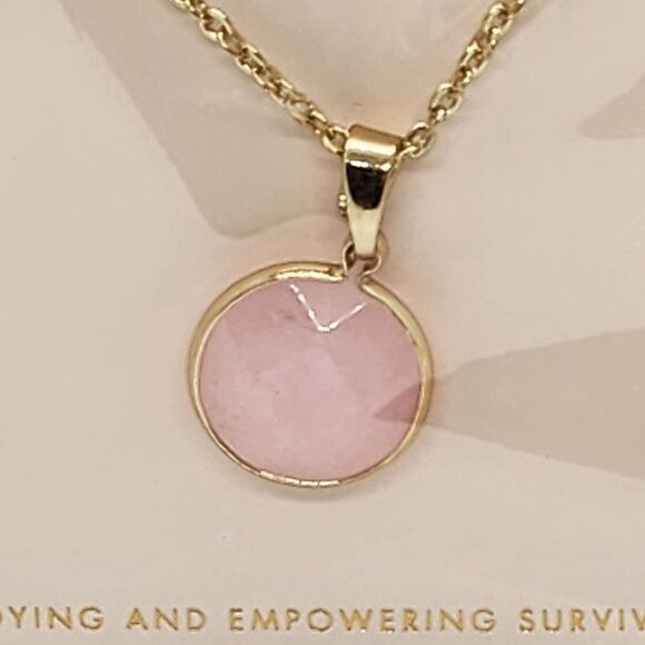 NWT Sanctuary Project Rose Quartz Serenity Necklace - Picture 6 of 7